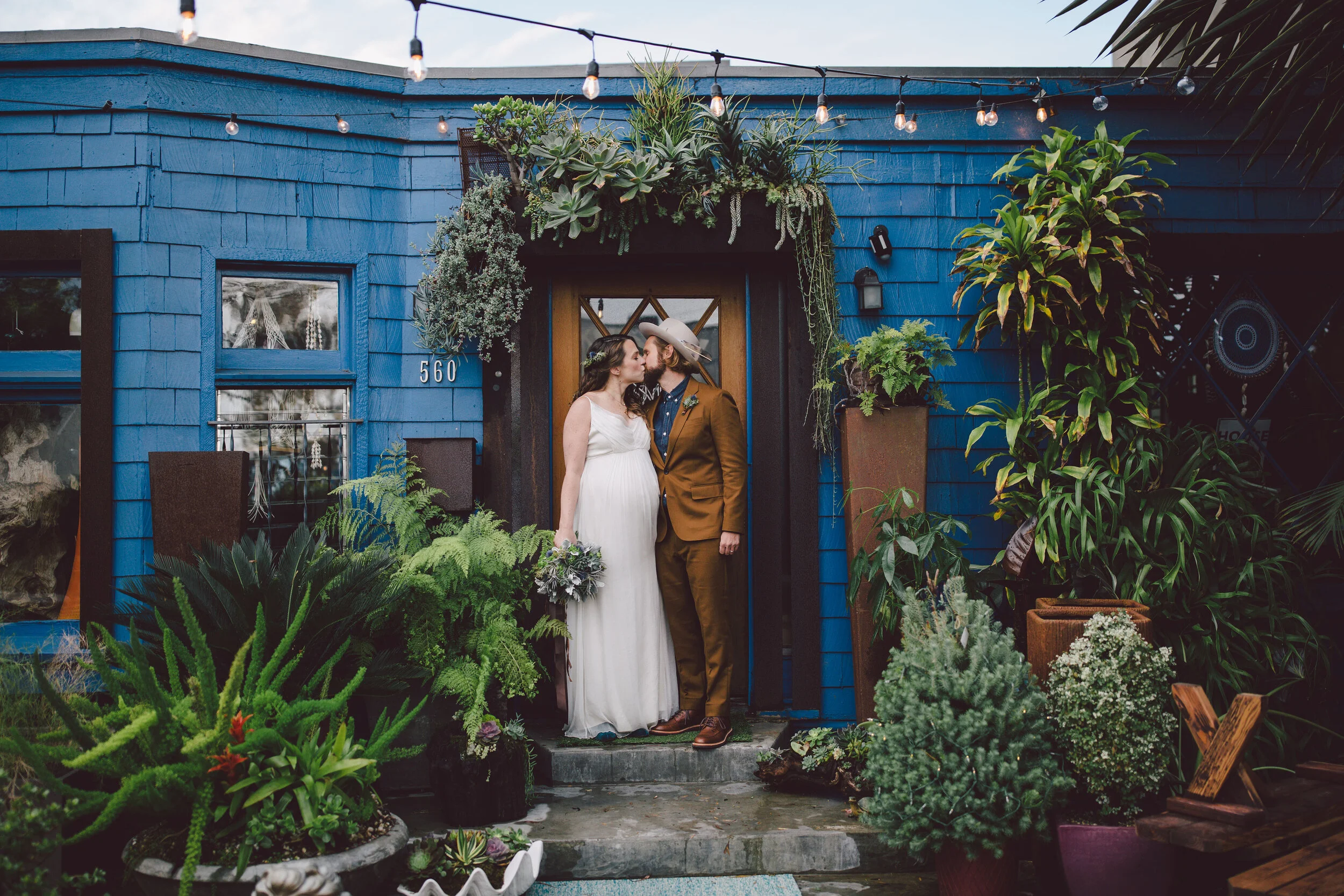 Venice Beach Wedding for Plant Lovers