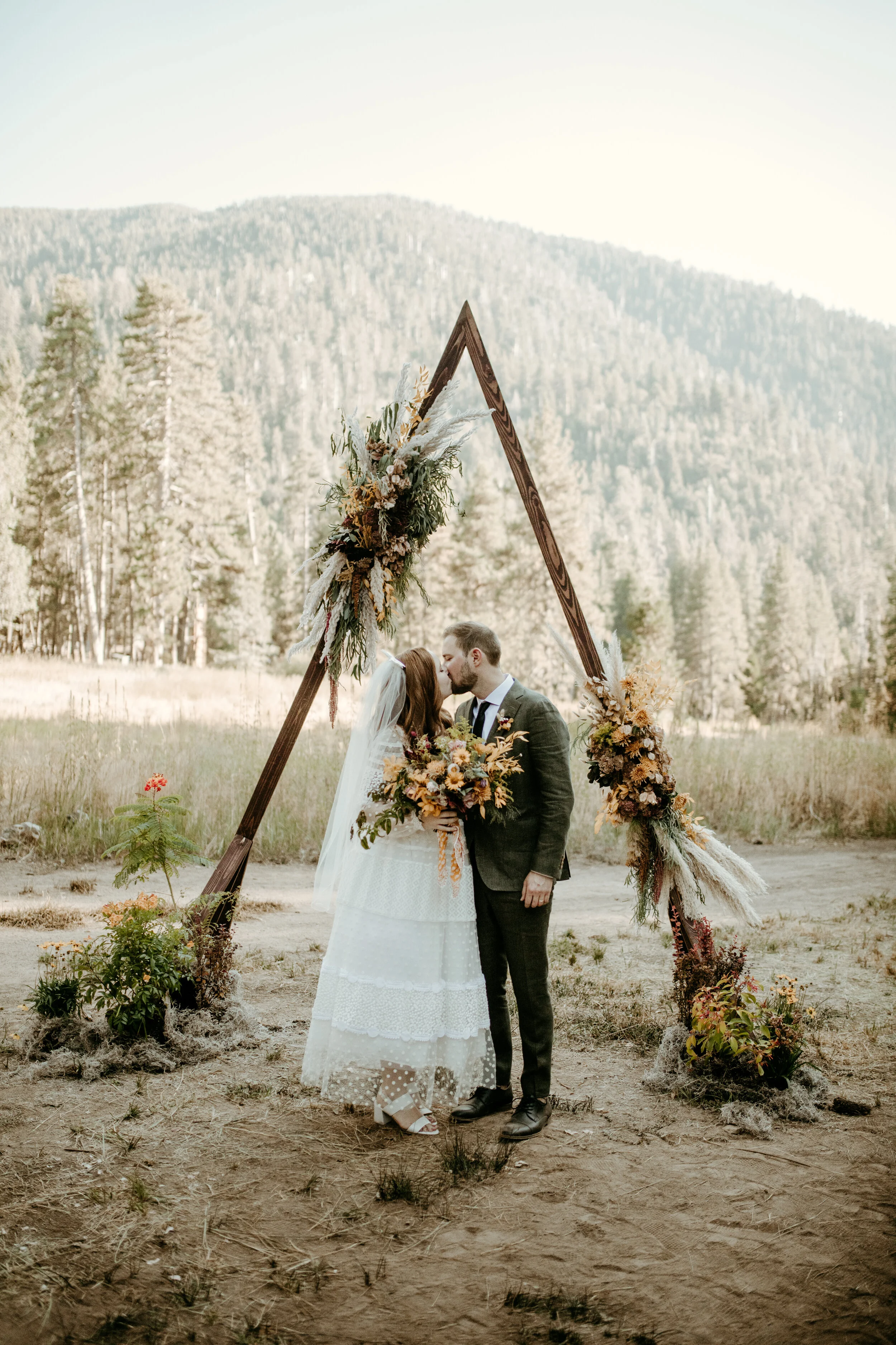 Outdoor Woodland Wedding with a Wes Anderson theme