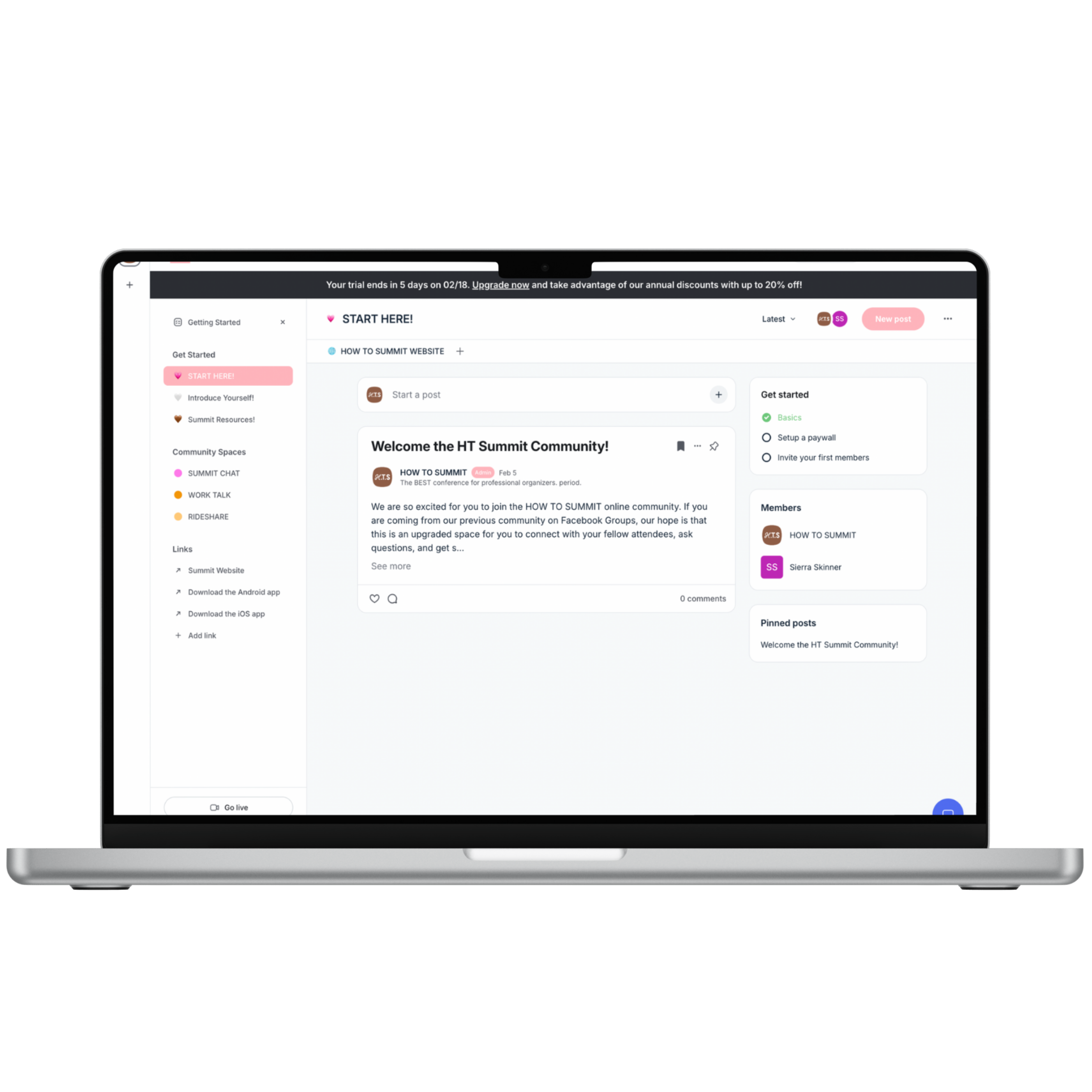COMMUNITY — HOW TO: S U M M I T