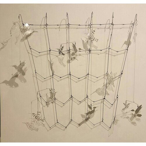 Valerie Mann | Flight Patterns, wall sculpture