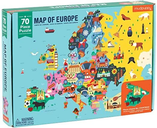 Mudpuppy Map of Europe Puzzle 