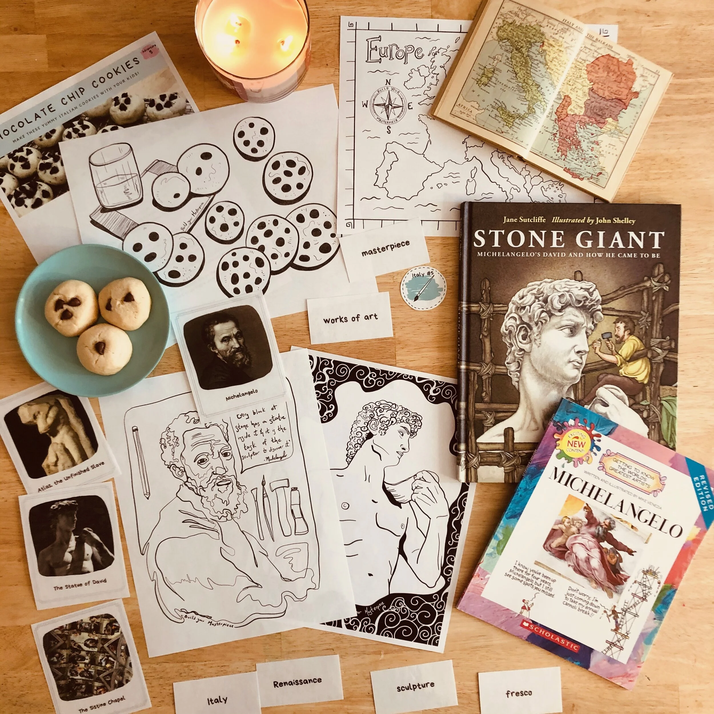 Michelangelo Artist Study: Adventures in Italy 5