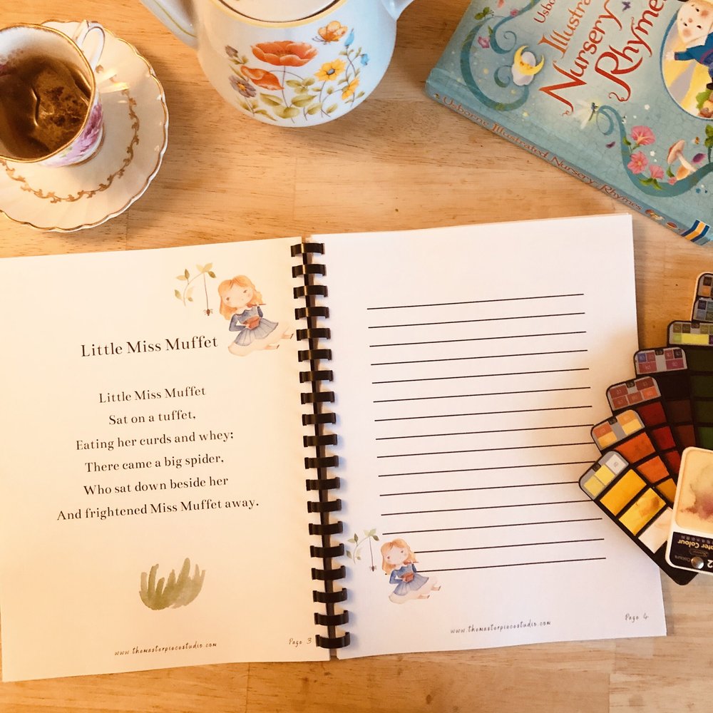 Classic Nursery Rhymes Writing Journal for Kids — The Masterpiece Studio