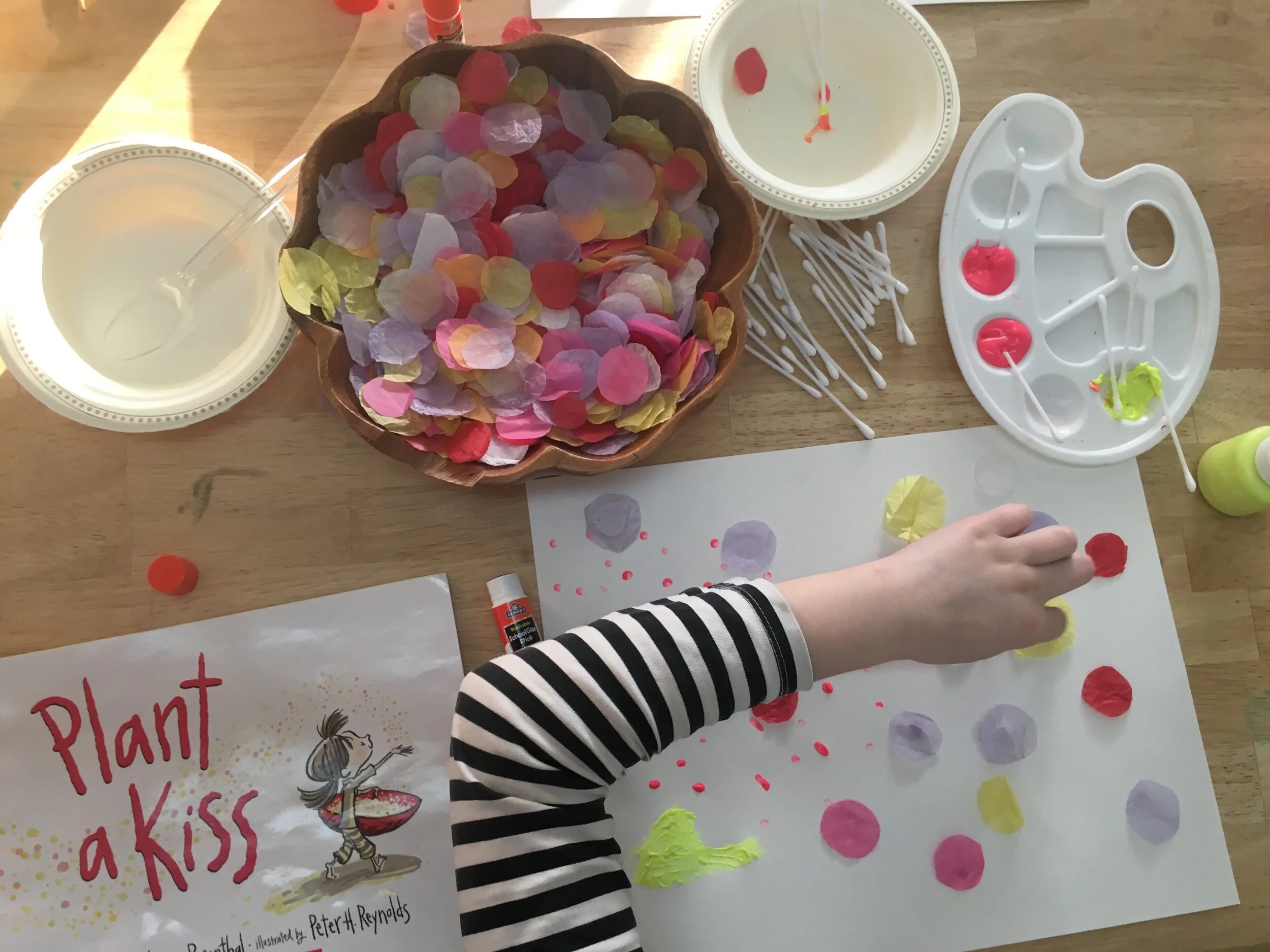 Plant a Kiss ~ A Book Inspired Art Project For Kids