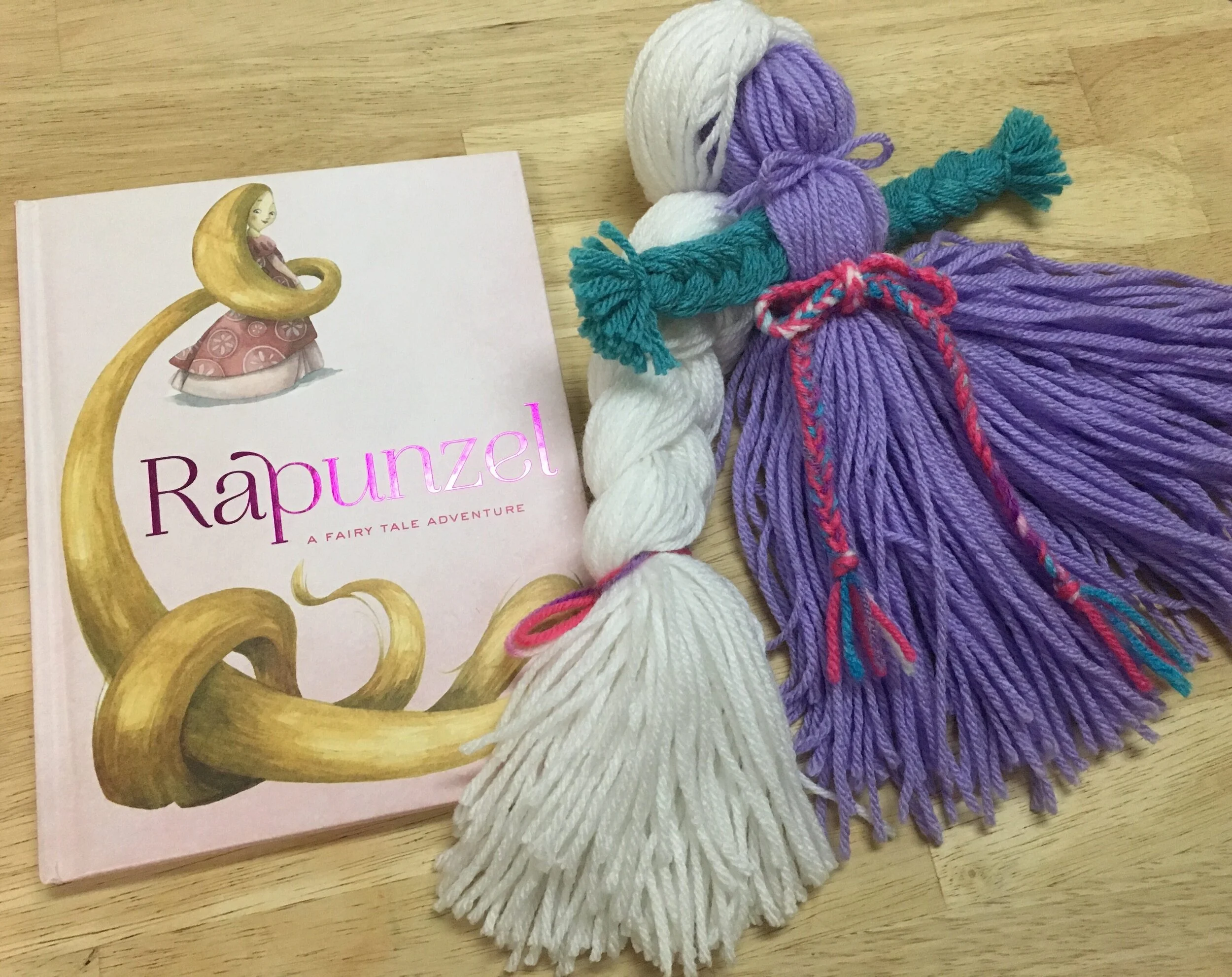 Rapunzel Yarn Doll Craft Your Kids will Love