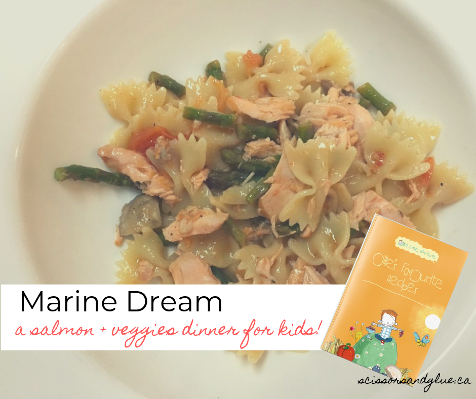 Marine Dream - A Salmon + Veggies Dinner for Kids!