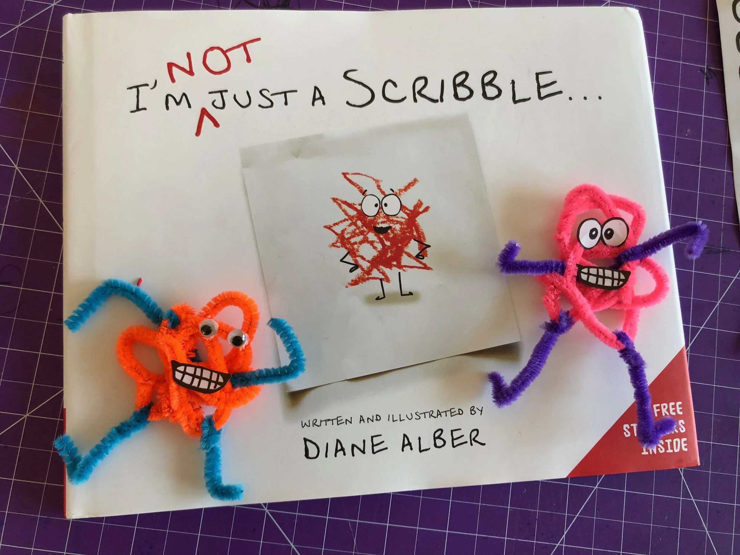 Pipe Cleaner Scribble Craft for Kids ~ A Book Inspired Activity
