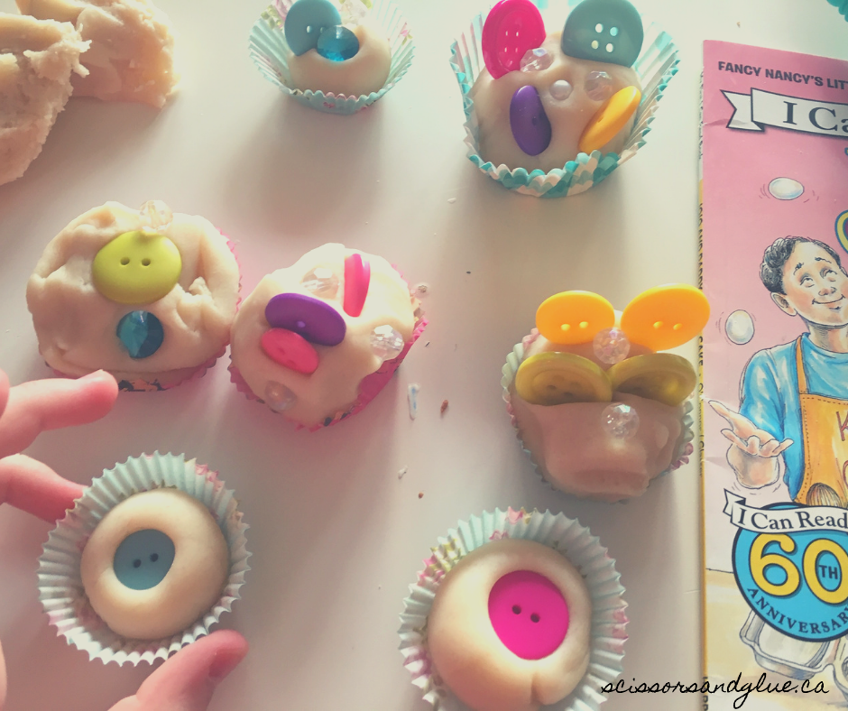 Cupcake Play Dough Kit with Loose Parts + Read-Aloud