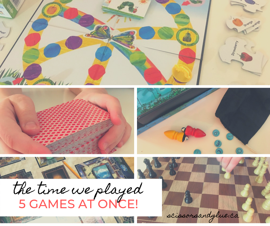 The Time We Played 5 Games at Once!