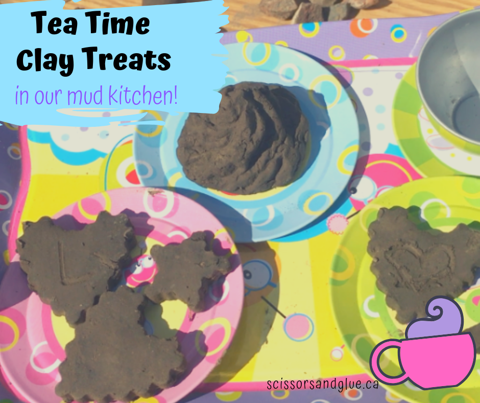 Tea Time Clay Treats in Our Mud Kitchen