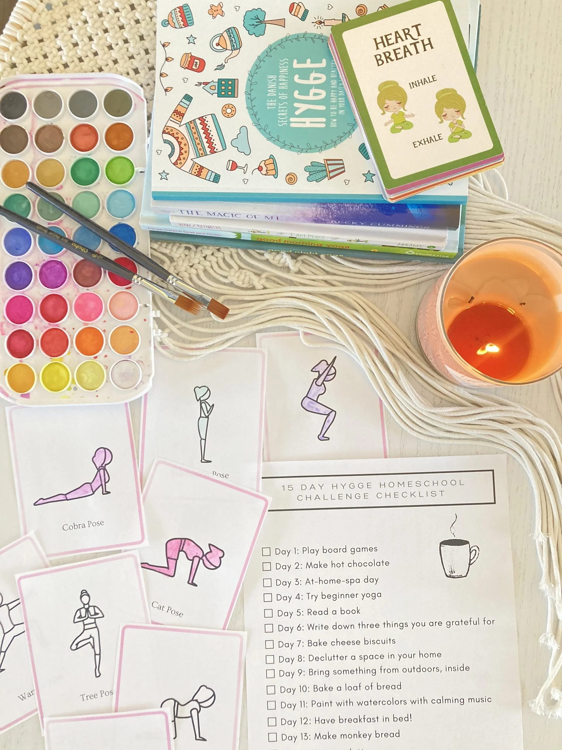 15 Day Hygge Homeschool Challenge + Freebie!