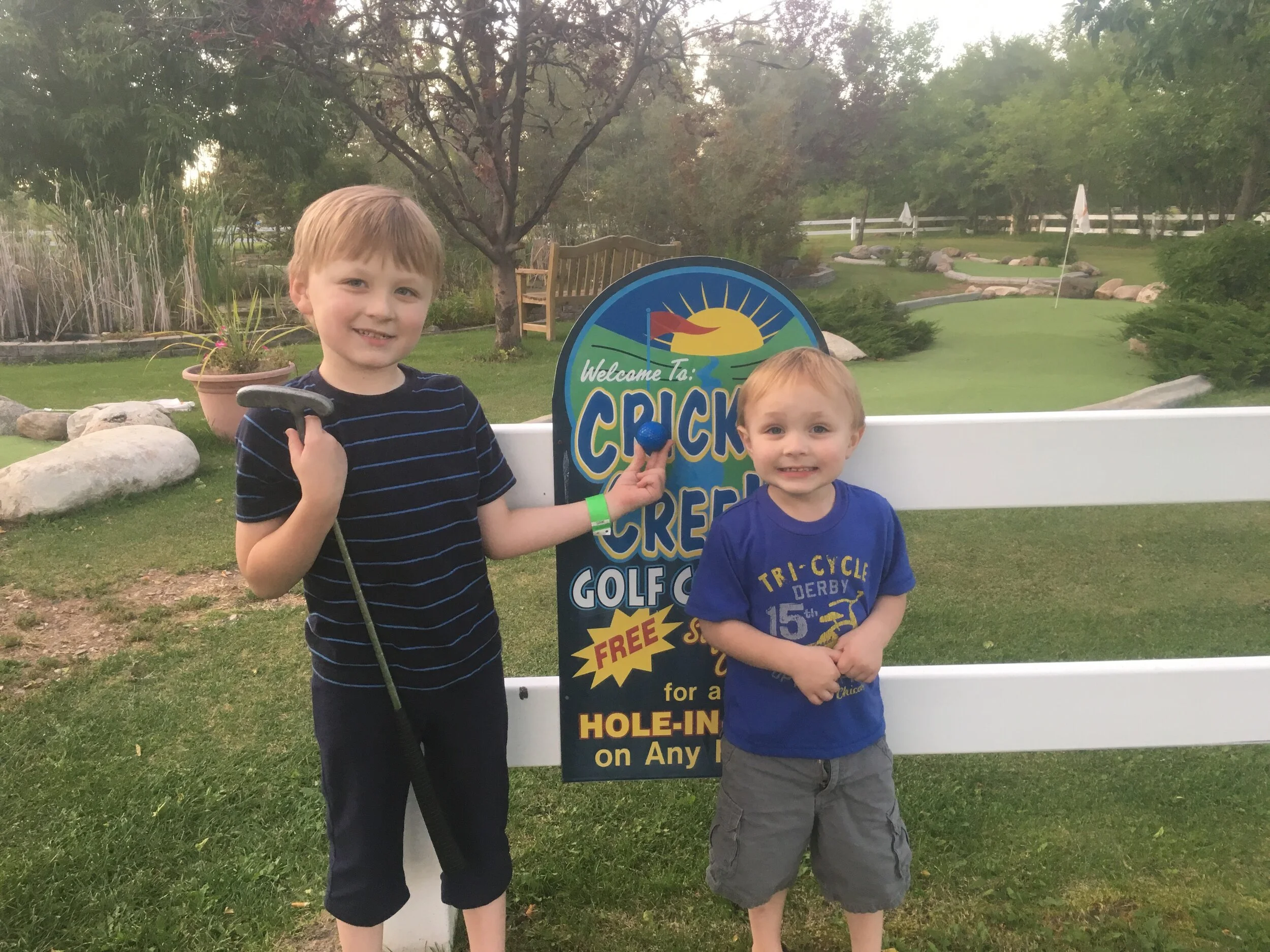 Fun time at Trickle Creek