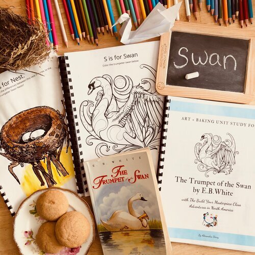 Reading The Trumpet of the Swan at Bedtime