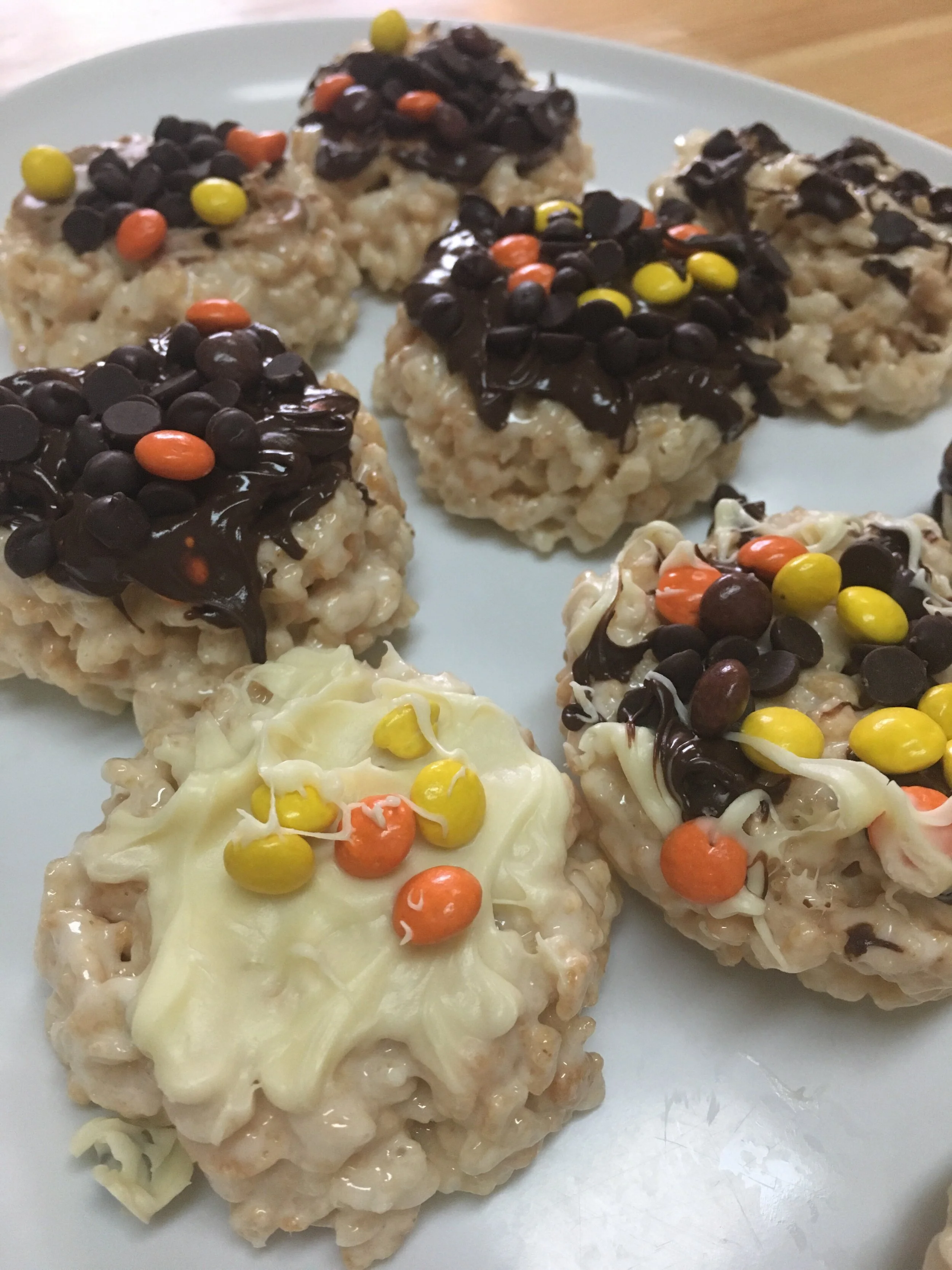 We Made Halloween Rice Krispy Treats