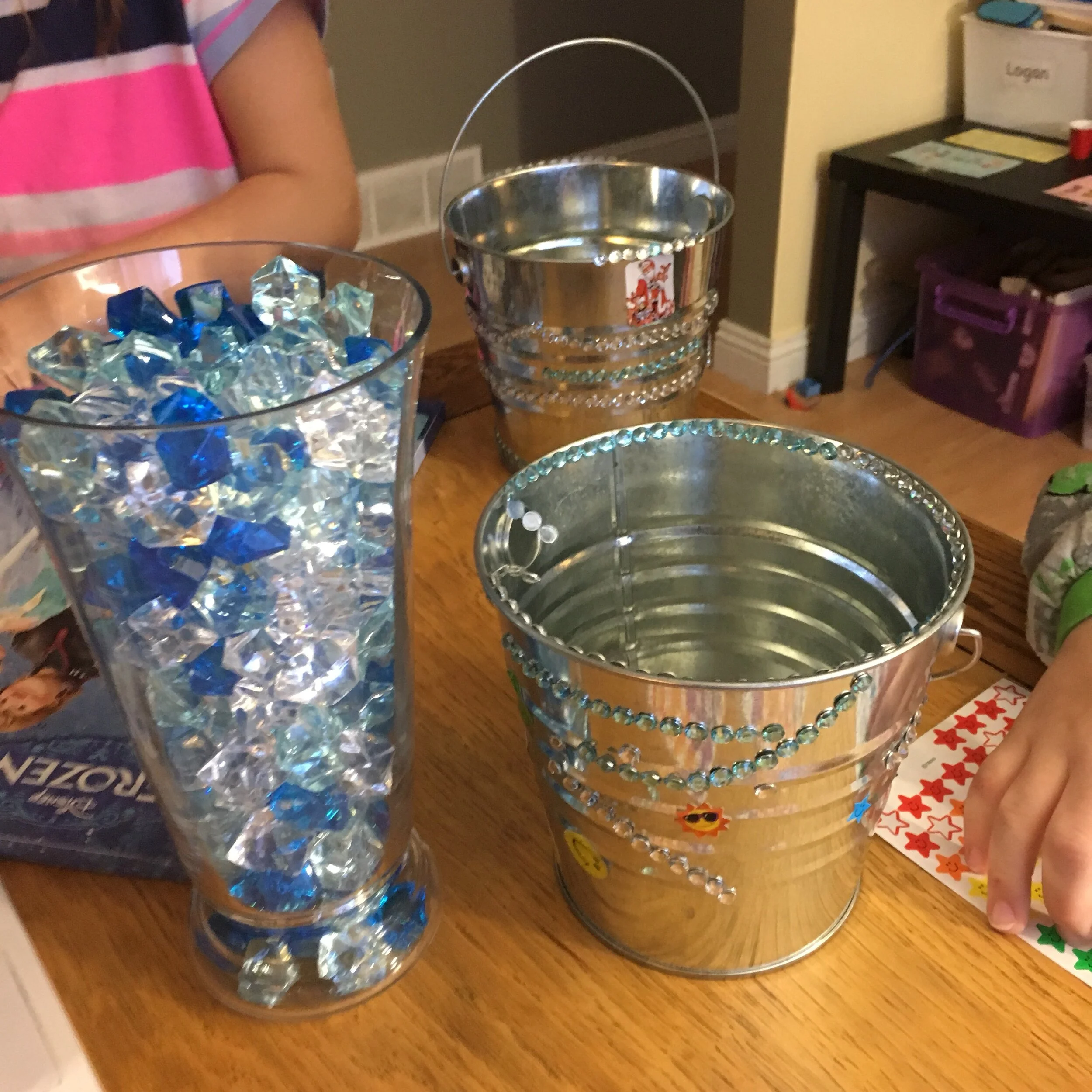 Decorating our Buckets after Reading How Full is Your Bucket? for Kids by Rath