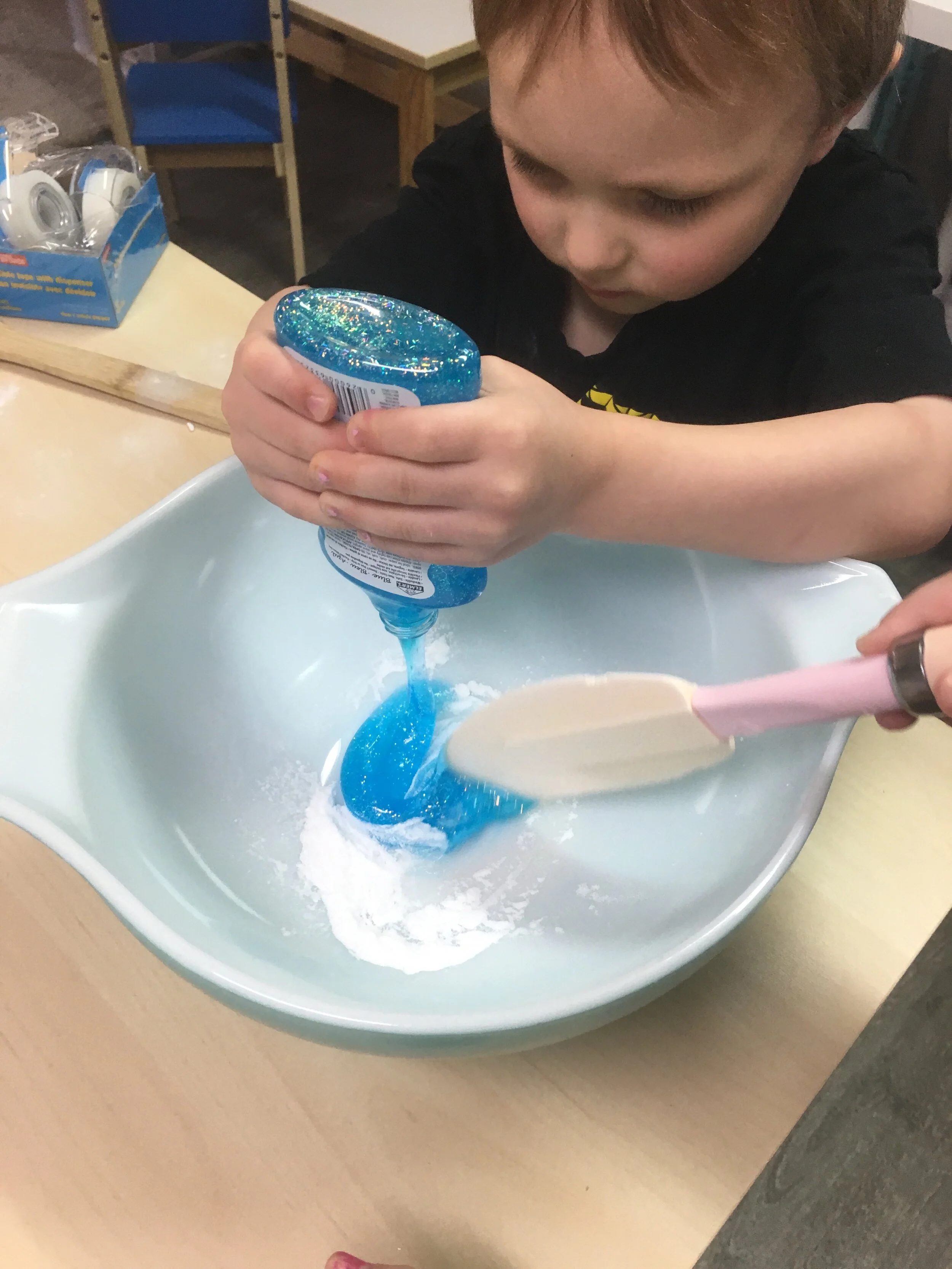 Homeschool Dairies - Making Slime after Slime