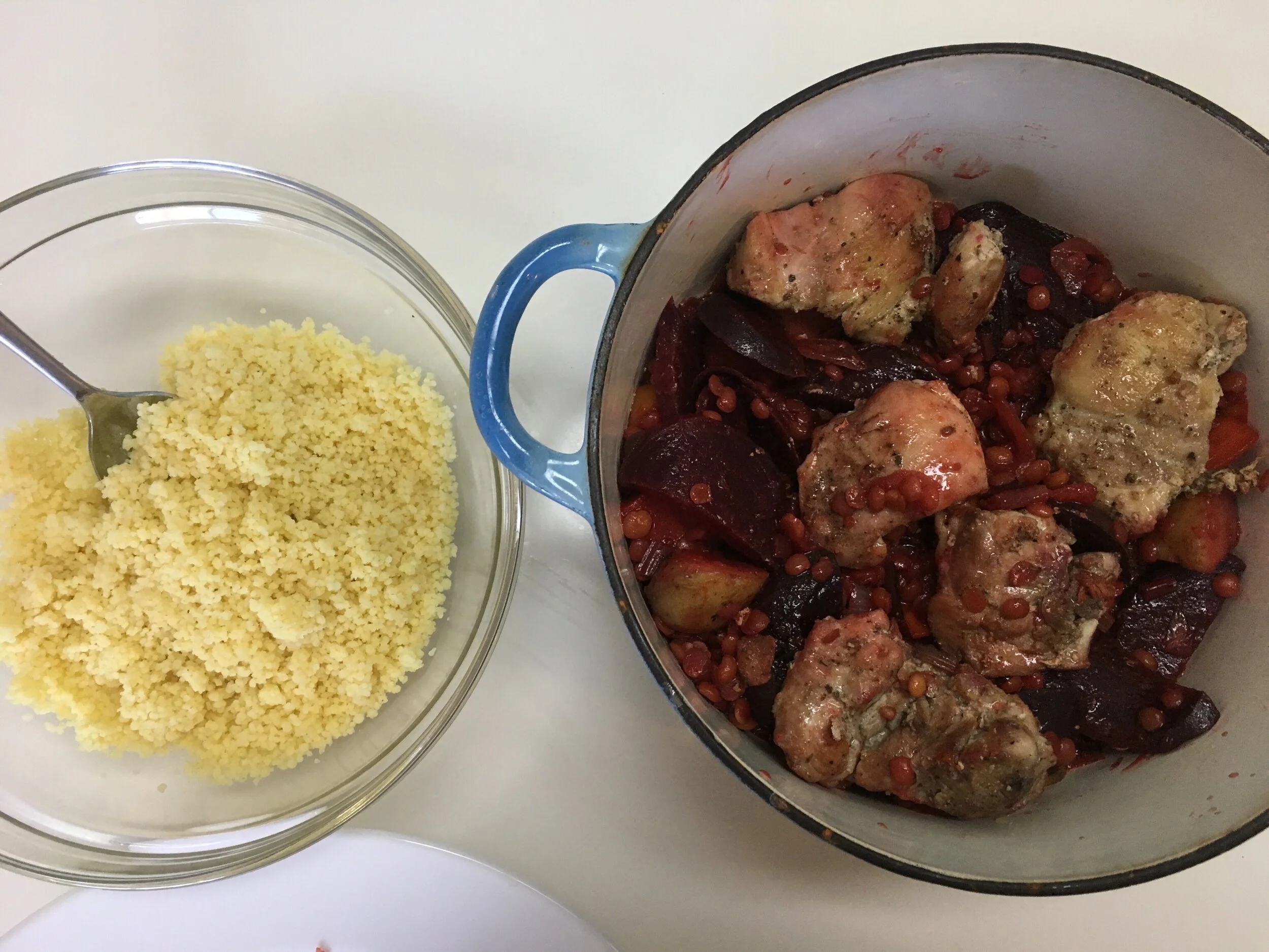 Summer Veg+Chicken with Couscous Recipe