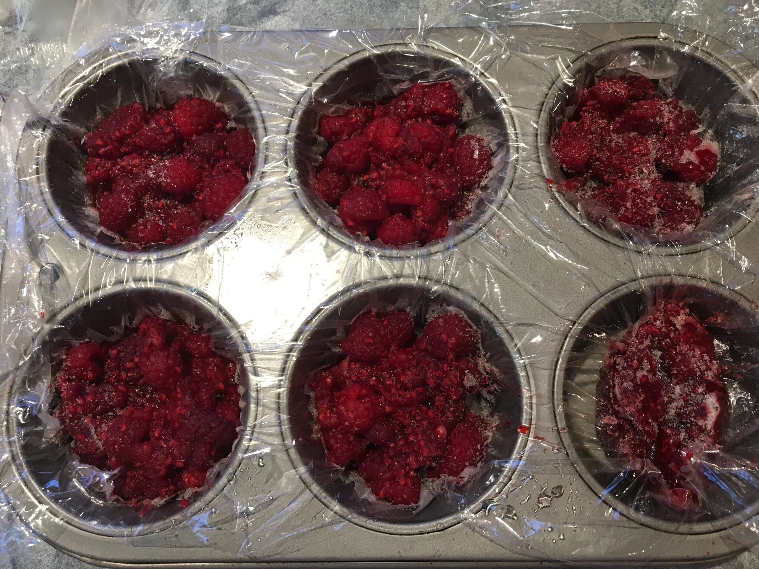 Freezing Fresh Fruit for Our Breakfast Smoothies