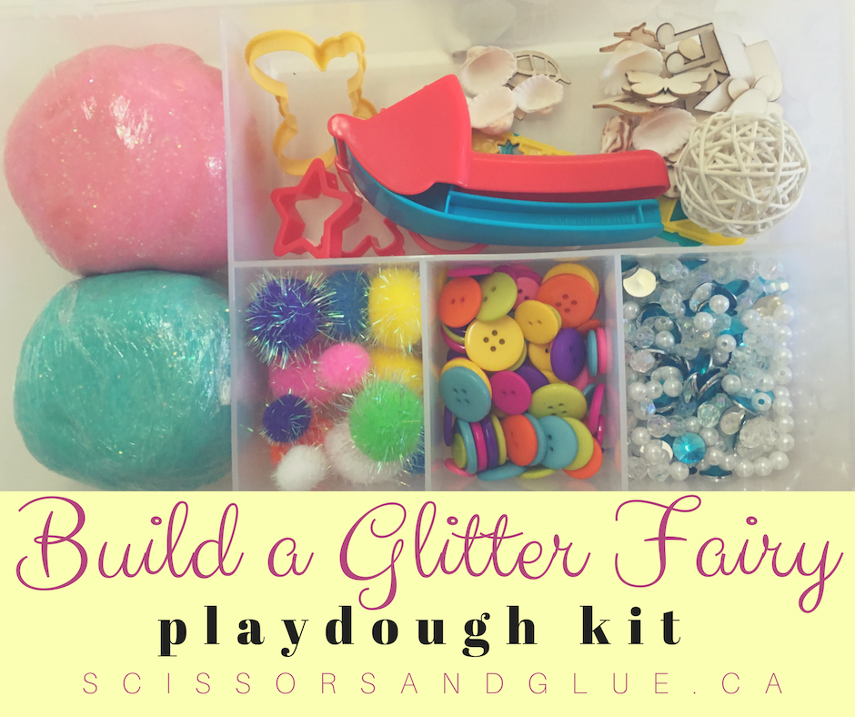 Build a Glitter Fairy Playdough Kit