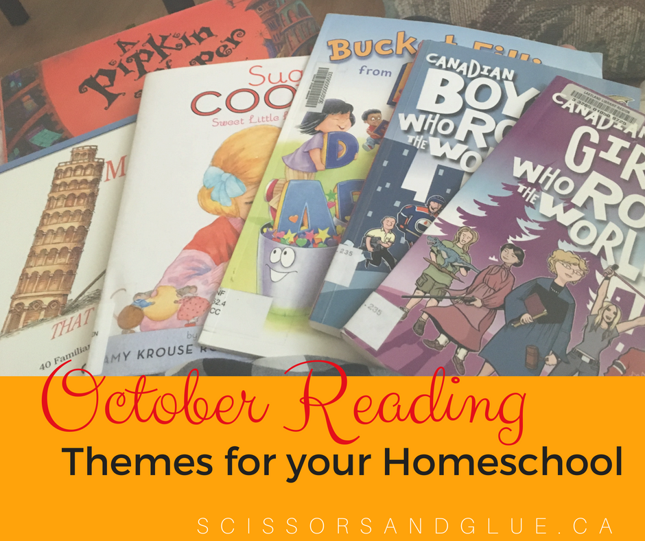 October Reading Themes for your Homeschool
