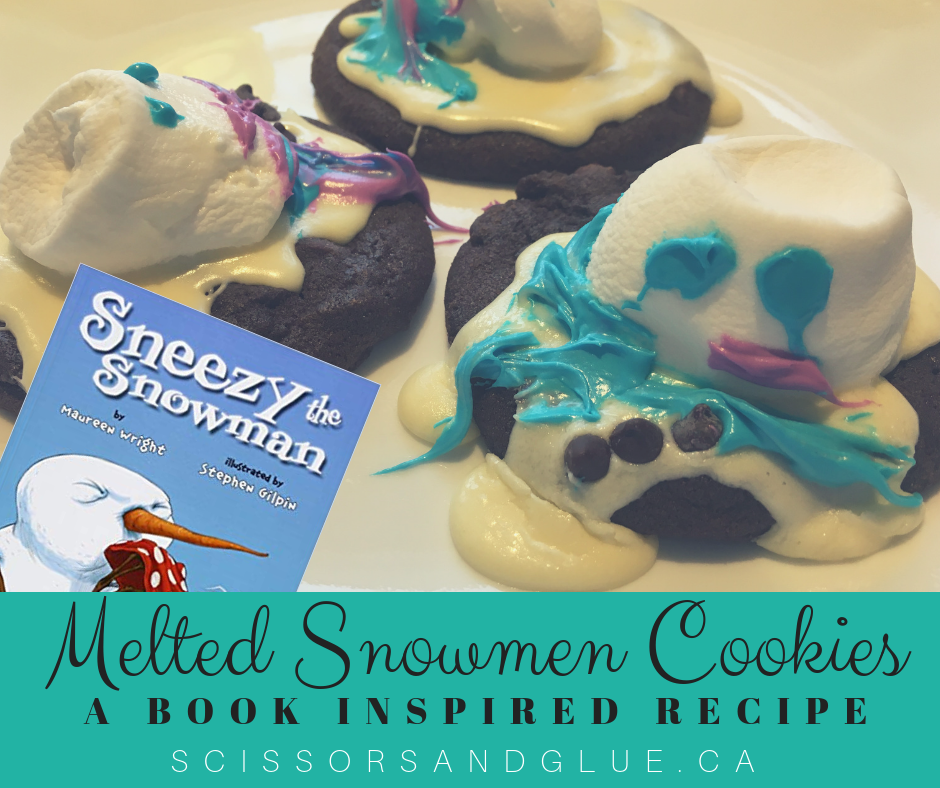 Melted Snowmen Cookies - A Book Inspired Recipe
