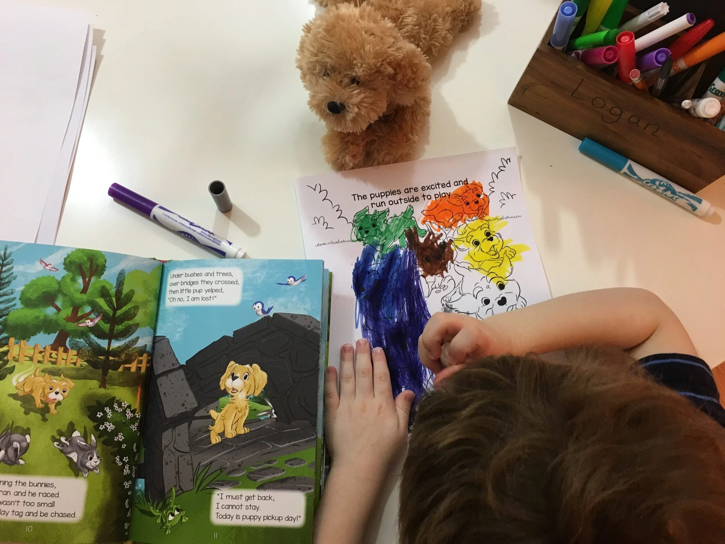 Puppy Pickup Day Book Review + Coloring Activity + Giveaway!
