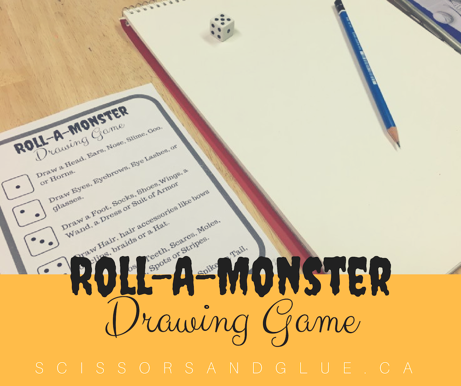 Drawing Games for Kids : Roll the Dice Drawing Game - How to Draw Step by  Step Drawing Tutorials