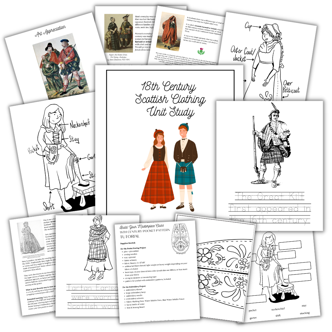 18th Century Scottish Clothing Unit Study - Cover image.png