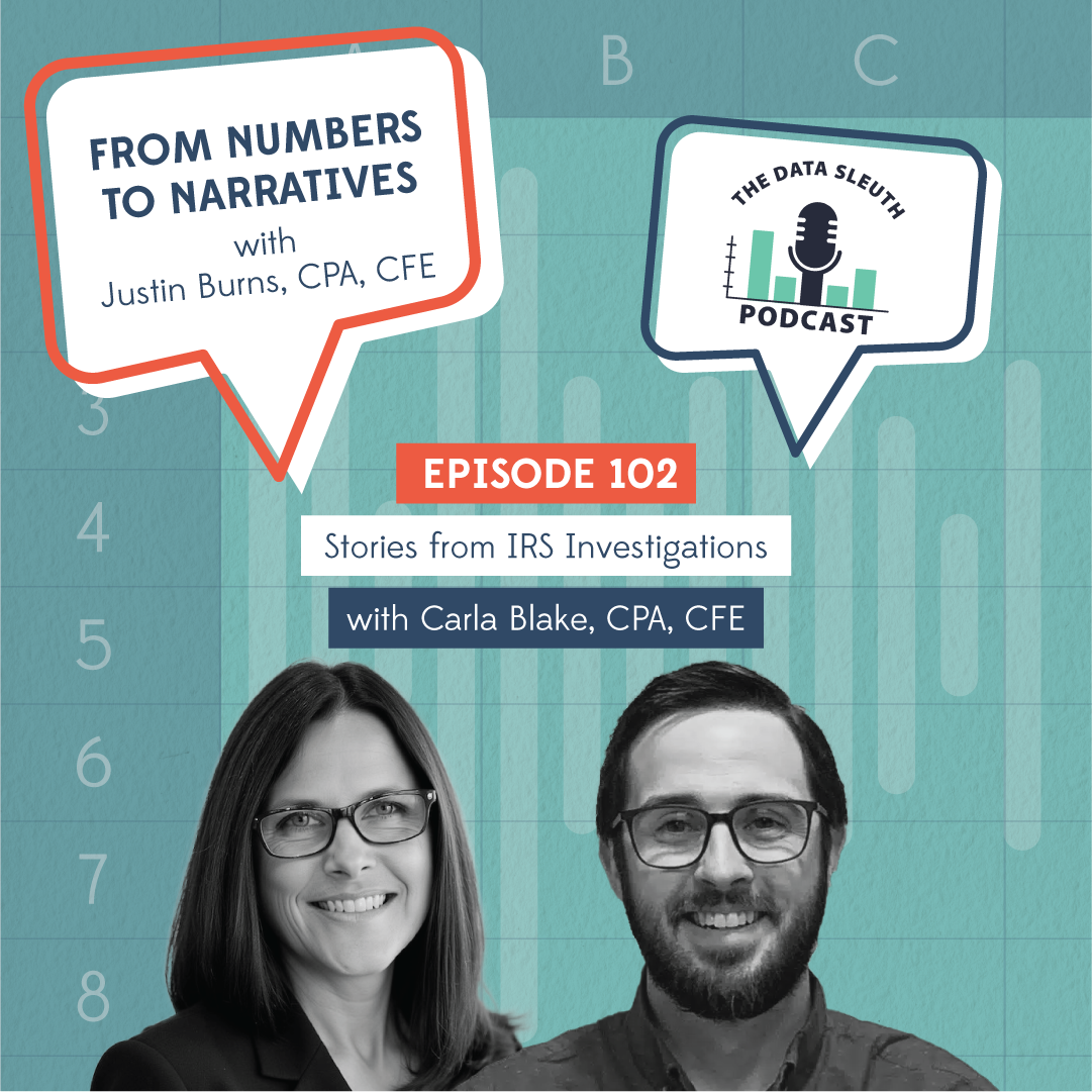 Episode 102: Stories From IRS Investigations with Carla Blake, CPA, CFE