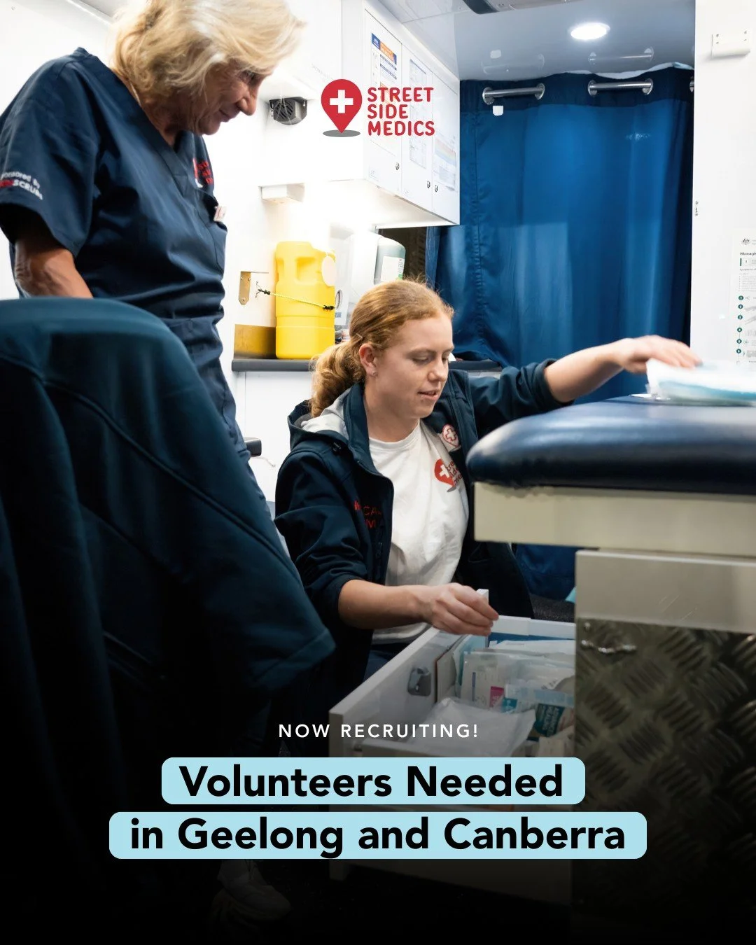 We&rsquo;re on the lookout for a bunch of passionate volunteers to join new clinic teams coming soon to Geelong (VIC) and Canberra (ACT).

There are spots for all types of volunteer roles: GPs, doctors, nurses, allied health professionals, van driver