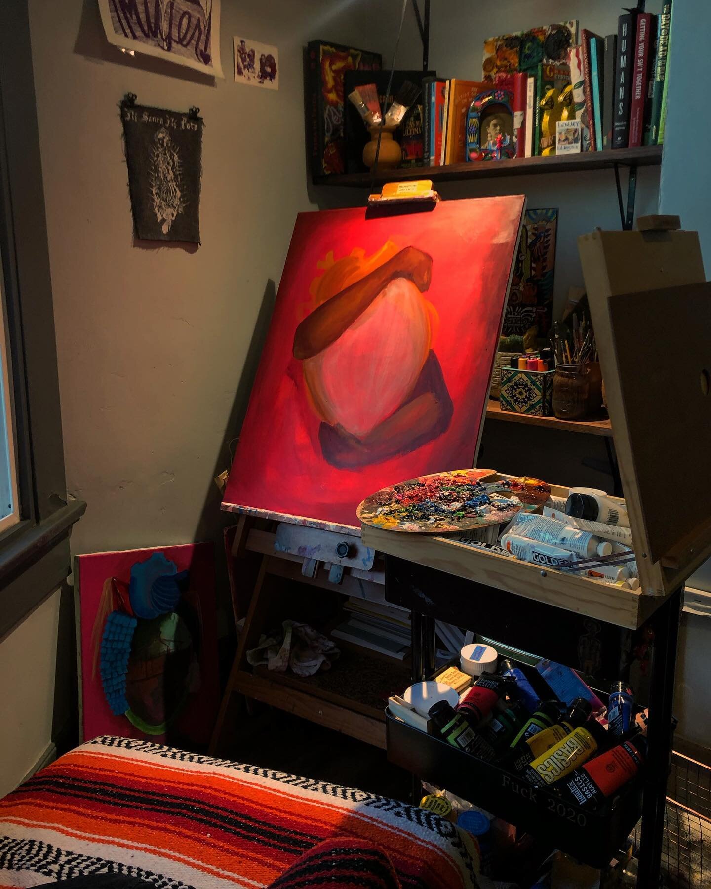 more views from a busy st&uuml;d 🫀✨ 
.
.
.
.
.
.
.
.
#art #artstudio #artist #artistsoninstagram #artofinstagram #artistoninstagram #artsitic #artsy #artsyfartsy #sandiegoartist #sandiegoart #sdart #sdartist #sandiego #sandiegoliving #artstudiolife 