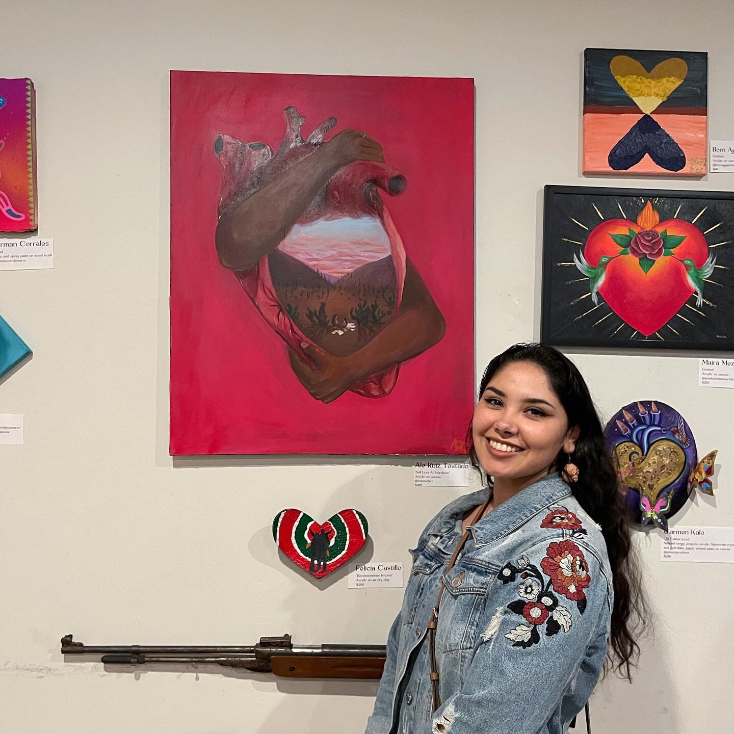 What a beautiful art show full of love &amp; power ✊🏽💖✨ 
thank you (always) to @copalytierra @aztlanlibre @revolucionarios.aztlan @lachicaarte for these amazing art shows where artists can express themselves fully. can&rsquo;t wait for the next one