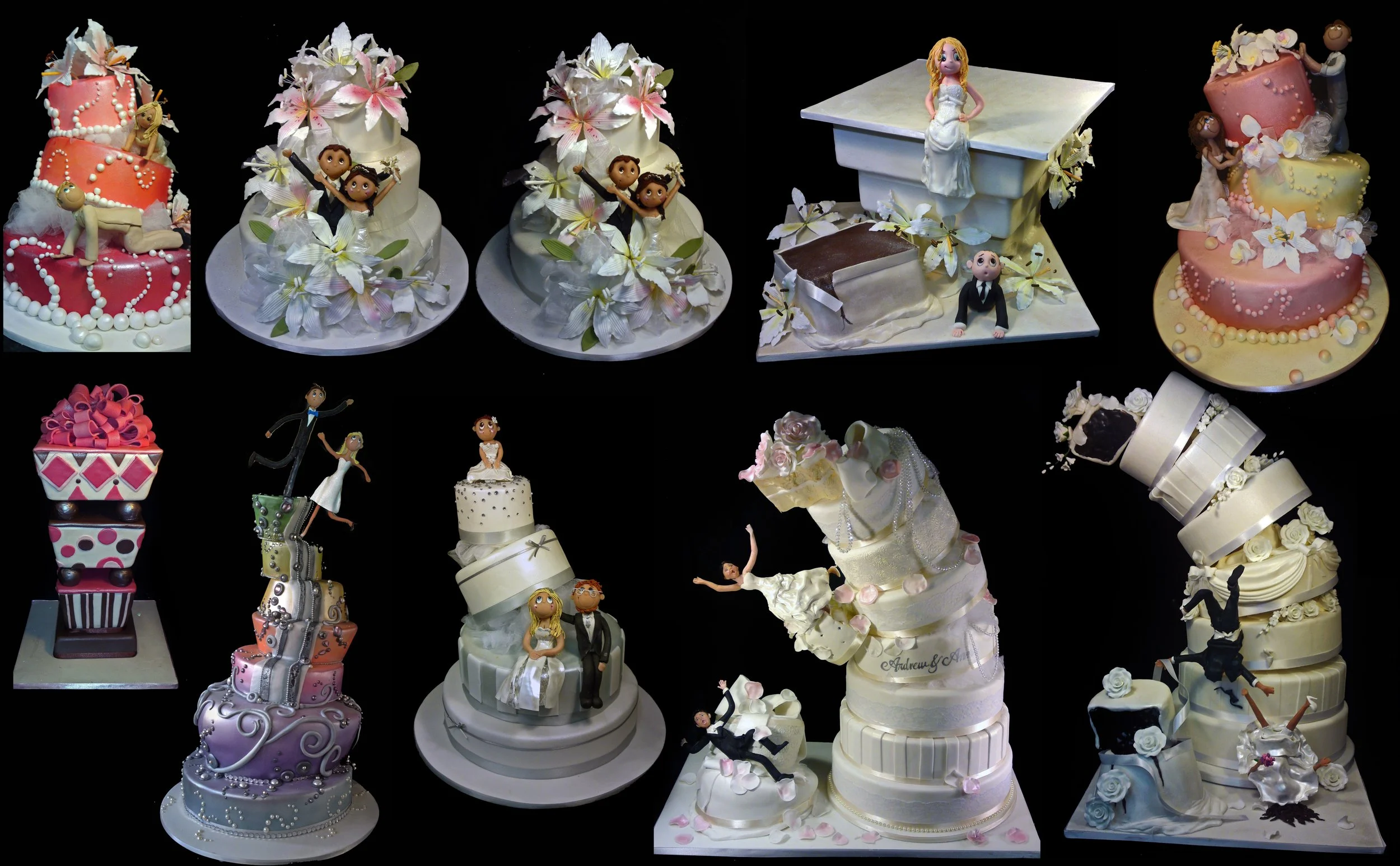  Whacky Unusual Wedding Cakes with a Difference.