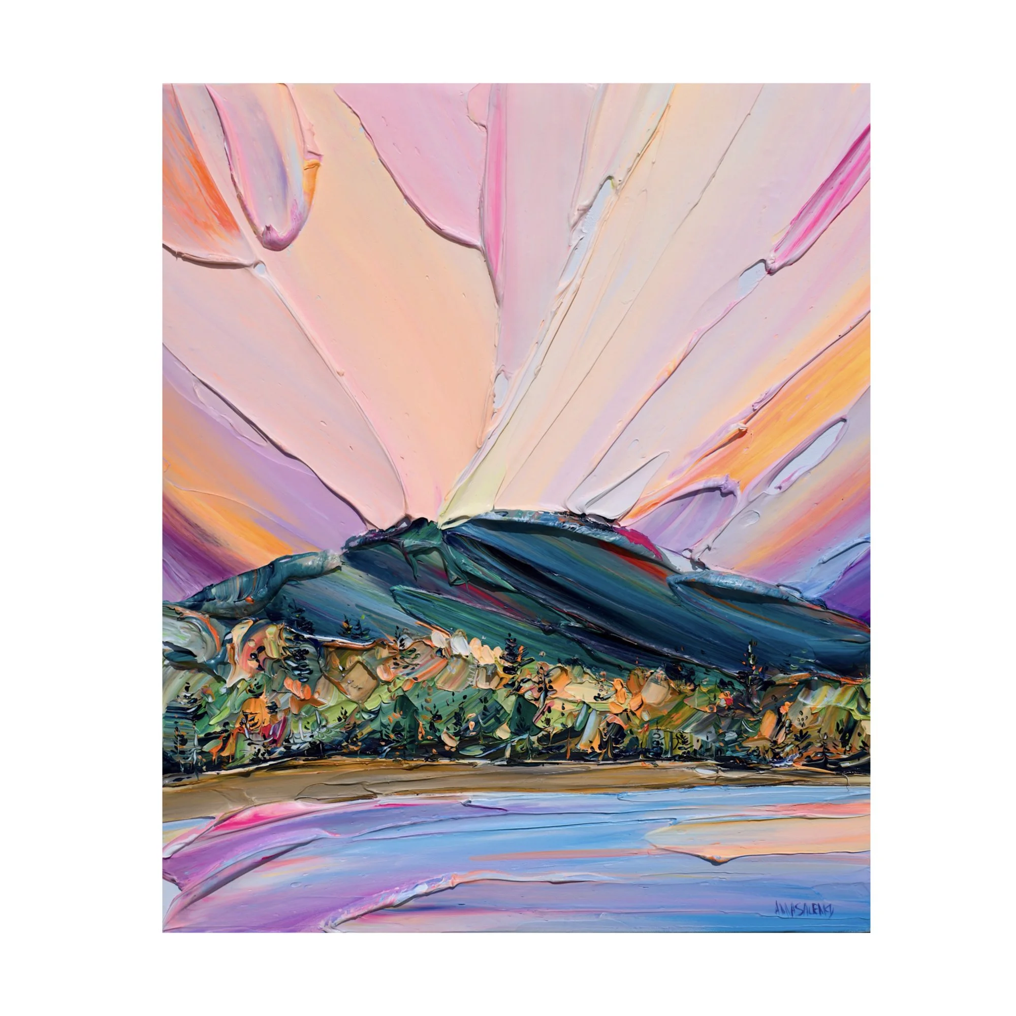 CATSKILL MOUNTAINS. CUSTOM PAINTING