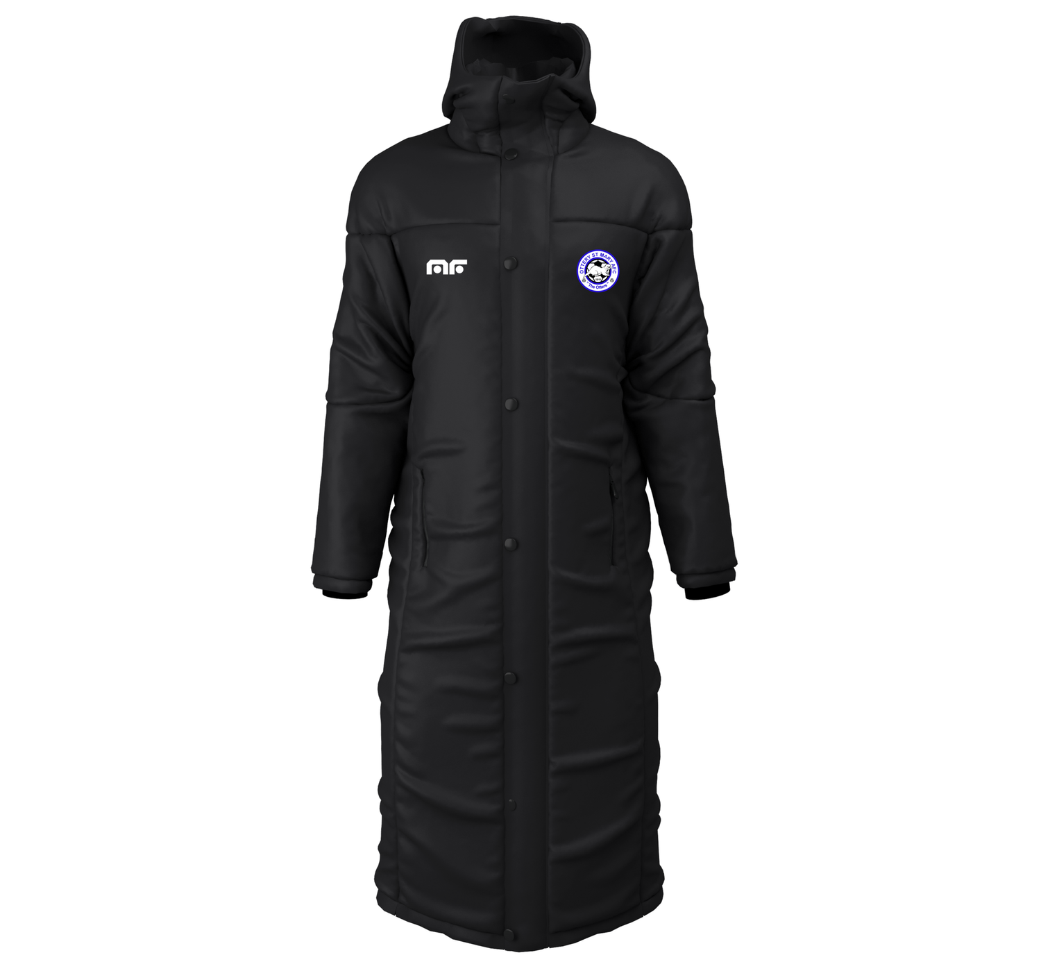 OSMAFC MF Contour Thermal Long Bench Coat — Moving Forward Sports