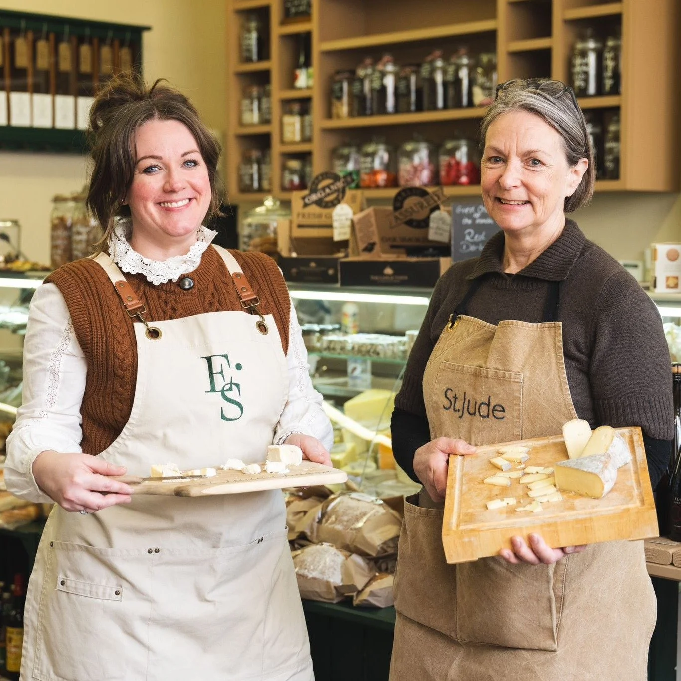 had a great morning with Michelle and team @earshamstdeli today.....chatting cheese as you do on a Friday