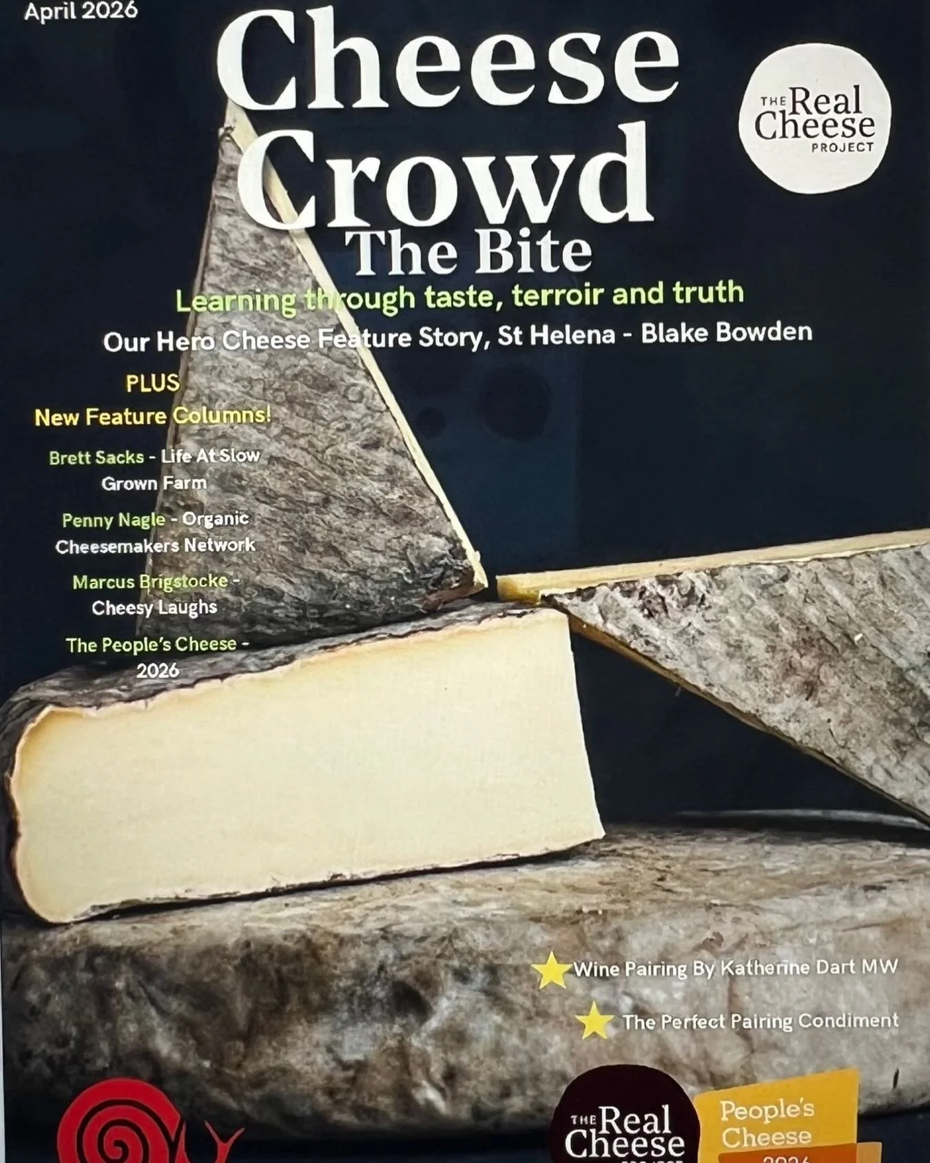 So excited to be sending St.Helena to @bucks_cheese_guy today ready for the April Hero Cheese Feature 🙌 @therealcheeseproject has @blakewbowden story of making St.Helena and how she has evolved from being our &lsquo;lockdown&rsquo; cheese! 🤩 The co