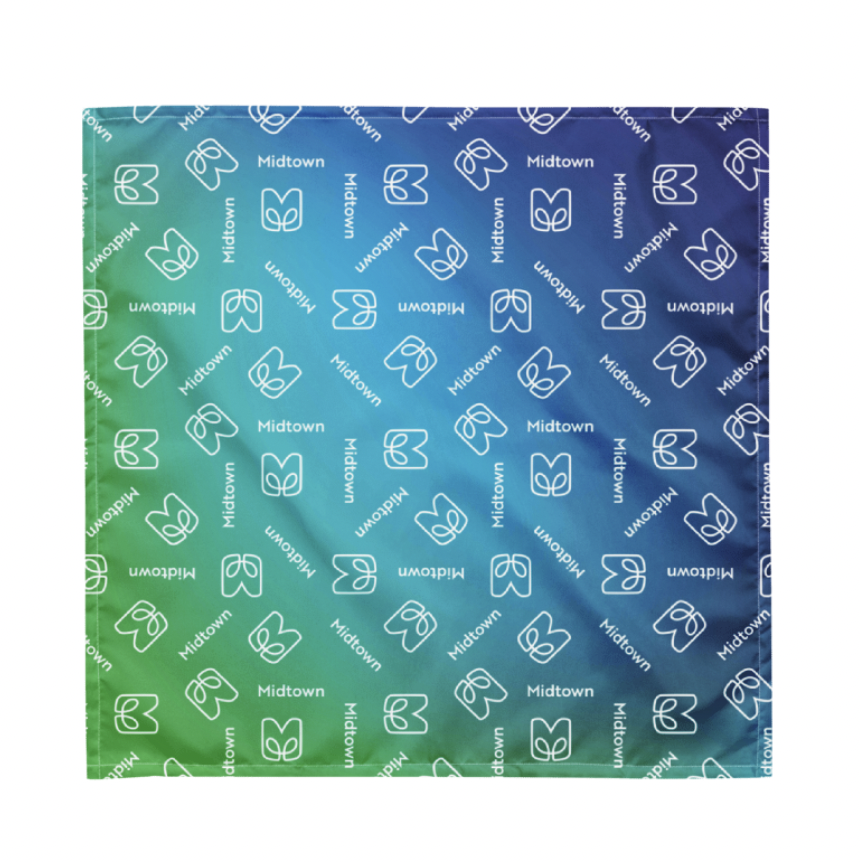 Midtown Bandana All-Over Print (blue/green)