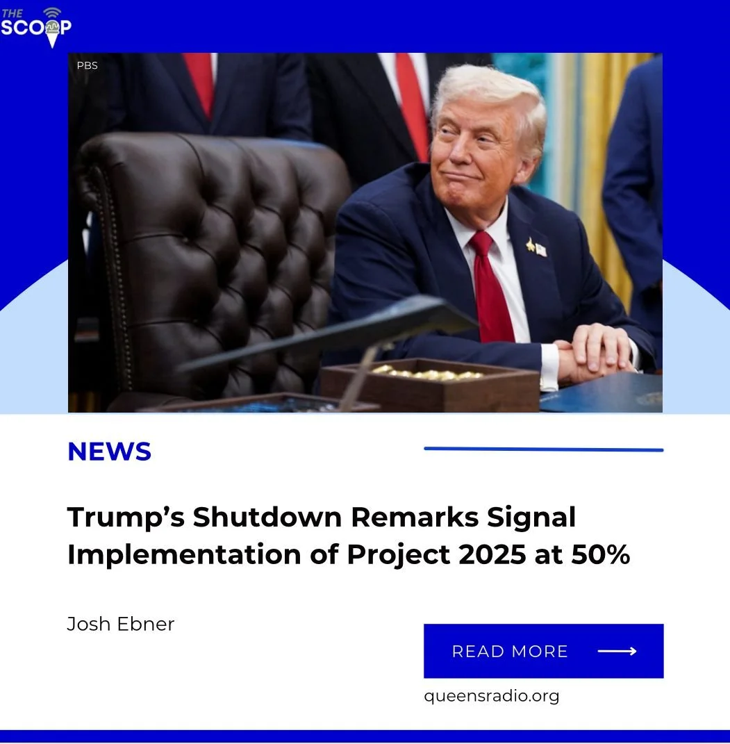 Trump’s Shutdown Remarks Signal Implementation of Project 2025 at 50%