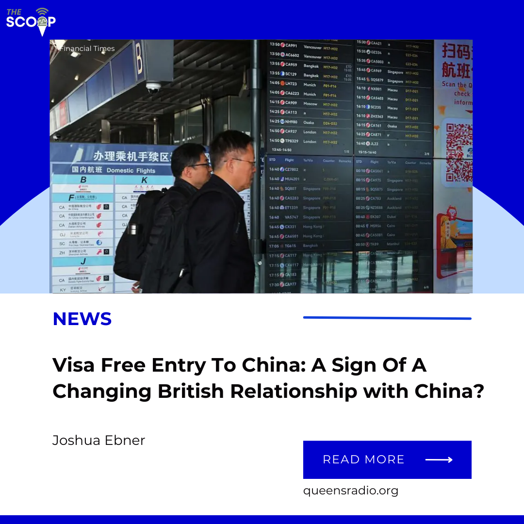 Visa free entry to China - a sign of a changing British relationship with China?