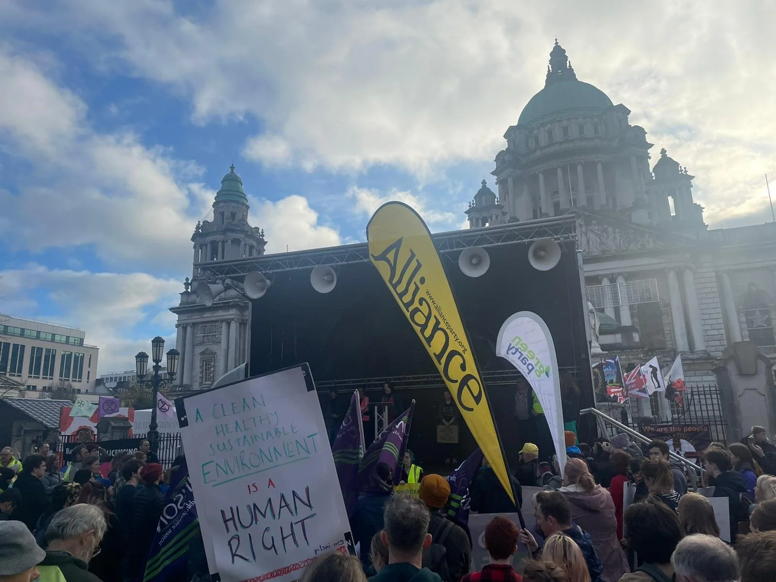 “Inexperience Should Not Be A Barrier To Action”: Hundreds Protest For Climate Justice in Belfast