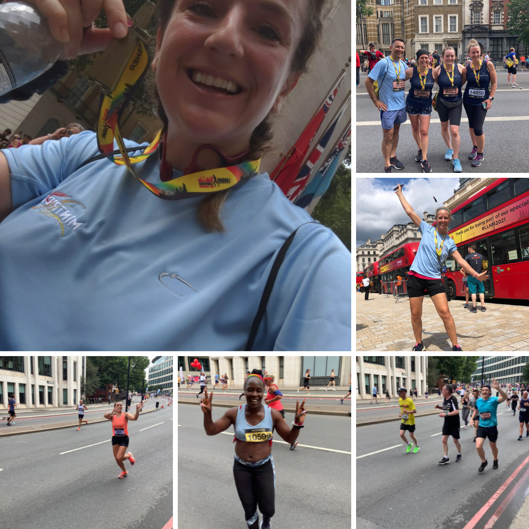 EVENTS ARE BACK, BACK IN STYLE FOR THE MINTRIDGE FOUNDATION FUNDRAISERS AT THE LONDON LANDMARKS HALF MARATHON 2021