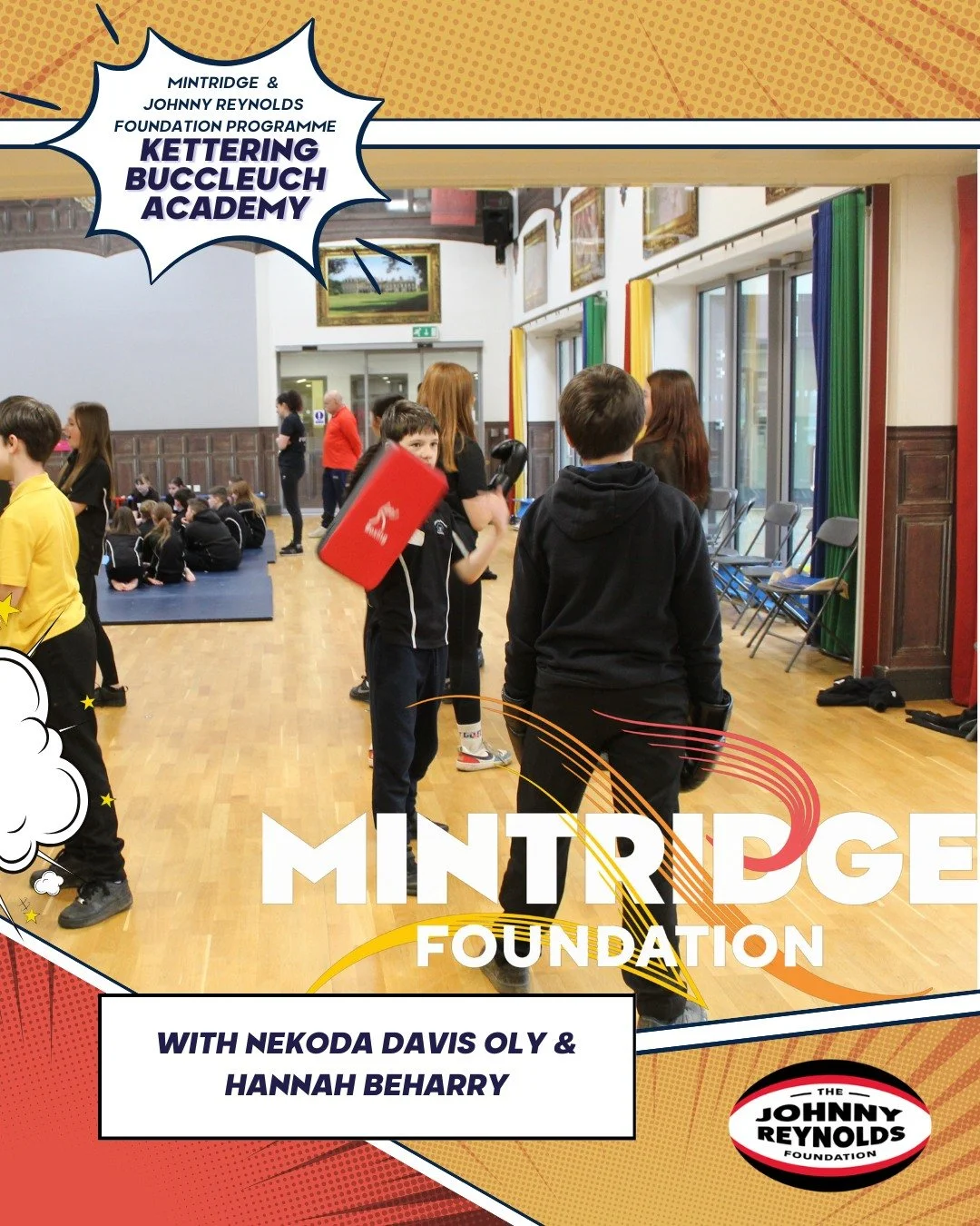 A great day  last week at @kbuccleucha  in association with @johnboii03 The Johnny Reynolds Foundation.

Mintridge Foundation ambassadors @hannahbeharryofficial and @nekodajudo_93, kicked things off with an inspiring assembly before getting stuck int