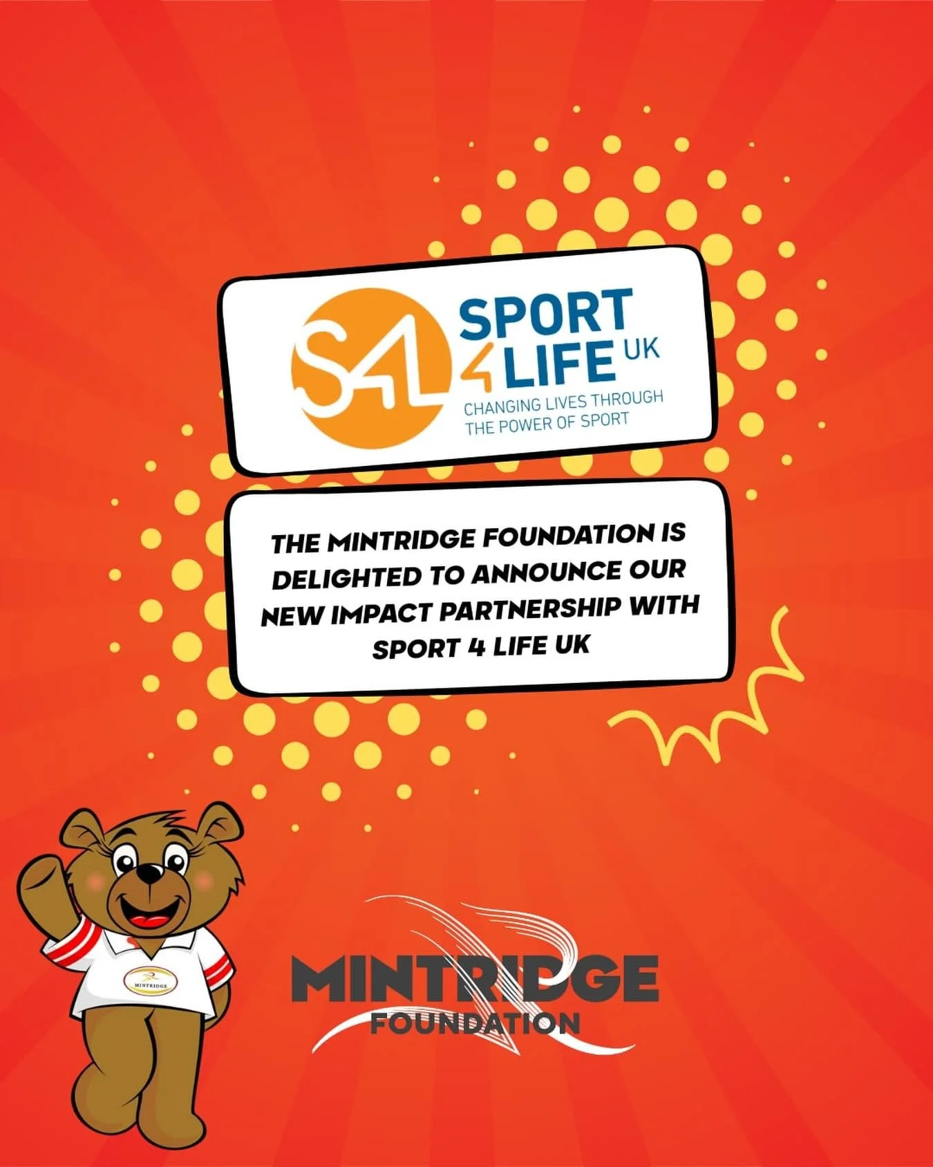 It&rsquo;s been months in the planning and over two years in discussions BUT we are thrilled to announce that we have become an Impact Partner of @sport4lifeuk . 

This collaboration allows us to strengthen our approach, share knowledge, and work str