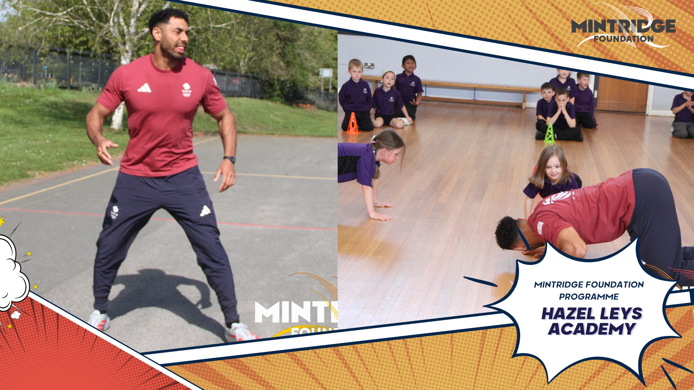 Inspiring Futures at Hazel Leys Academy: A Day with Olympian Leon Greenwood