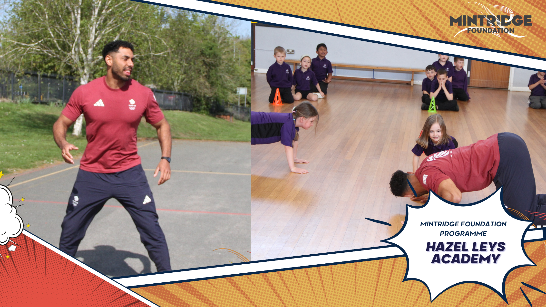 Inspiring Futures at Hazel Leys Academy: A Day with Olympian Leon Greenwood
