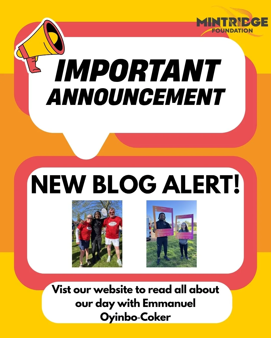 New Blog Alert! 

We&rsquo;ve just shared a new blog on an inspiring day with Commonwealth Champion Emmanuel Oyinbo-Coker!

From energising a junior Parkrun to engaging with students from Kettering Buccleuch Academy, the day was full of excitement, m