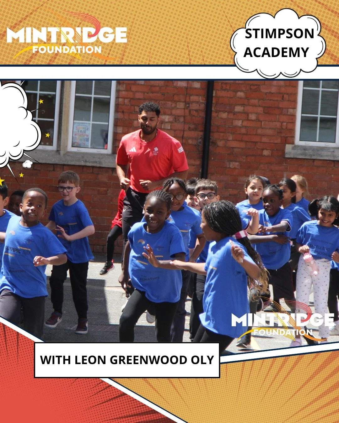 Second stop of Day 2 of the @eastmidsacademy Torch Relay took us to Stimpson Academy alongside @leongreenwood_, and what a fantastic session it was!

It was brilliant to see so many students getting involved, bringing plenty of energy, enthusiasm and