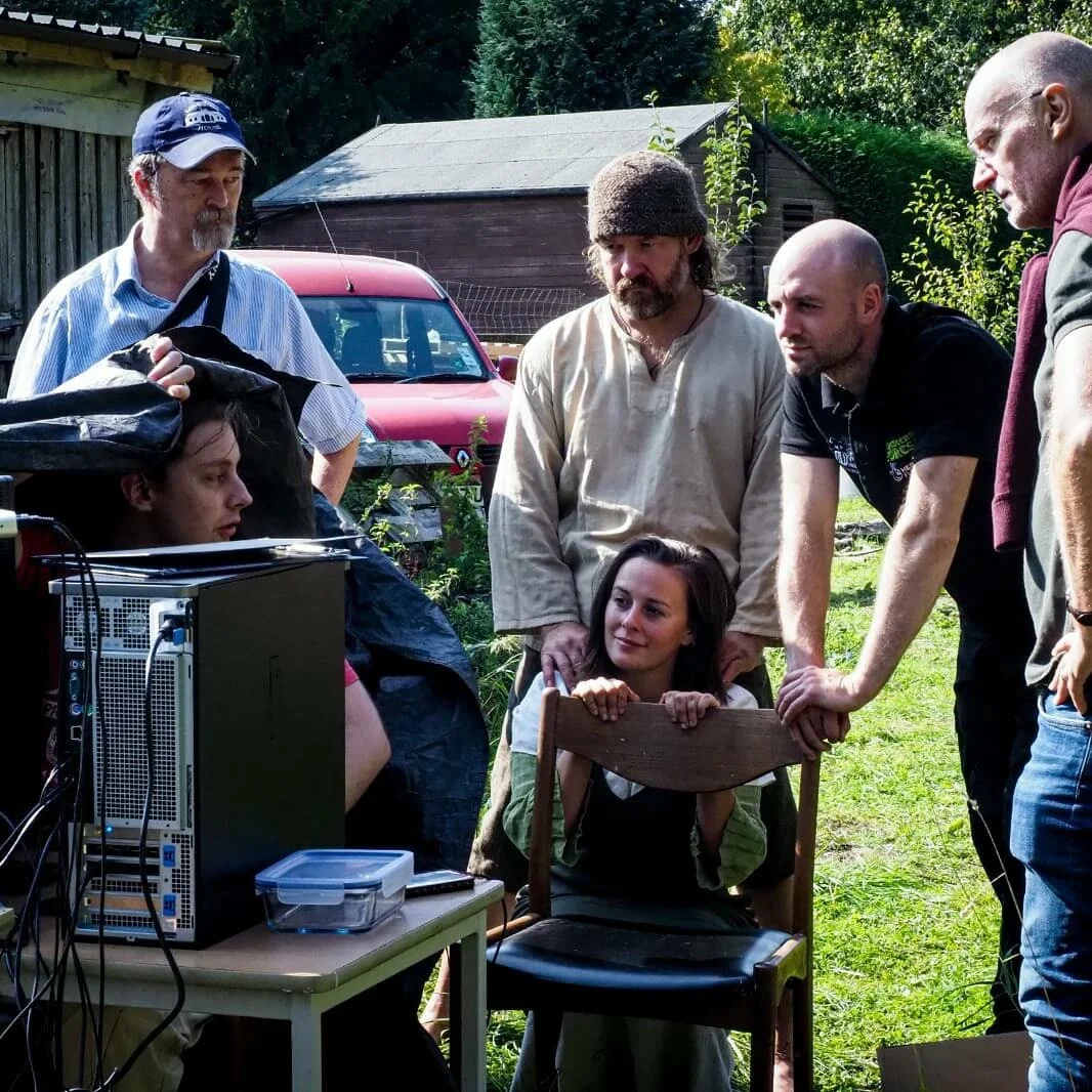 Filming with Warwick University for the Coventry museum