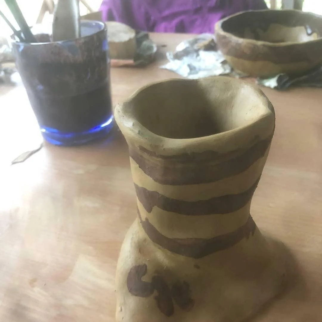 Pottery day at Kensley Sheds